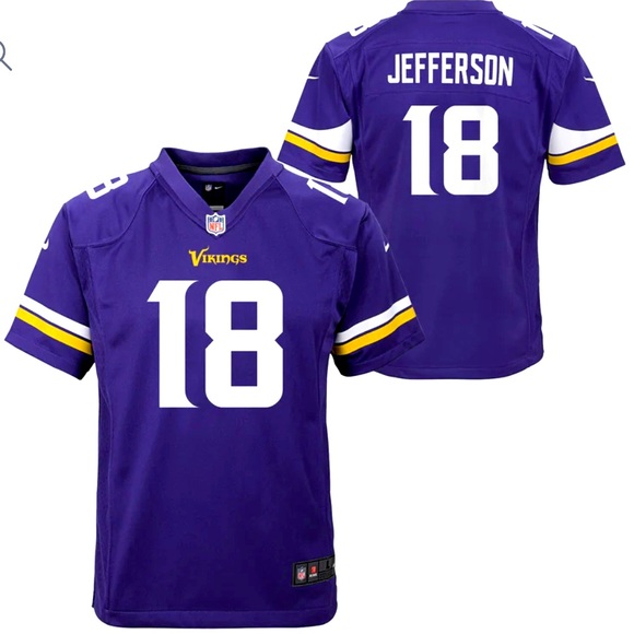 Youth Large Justin Jefferson Jersey - Picture 1 of 1